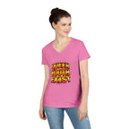 Queer Youth Exist V-Neck T-Shirt - Empowering Pride Apparel