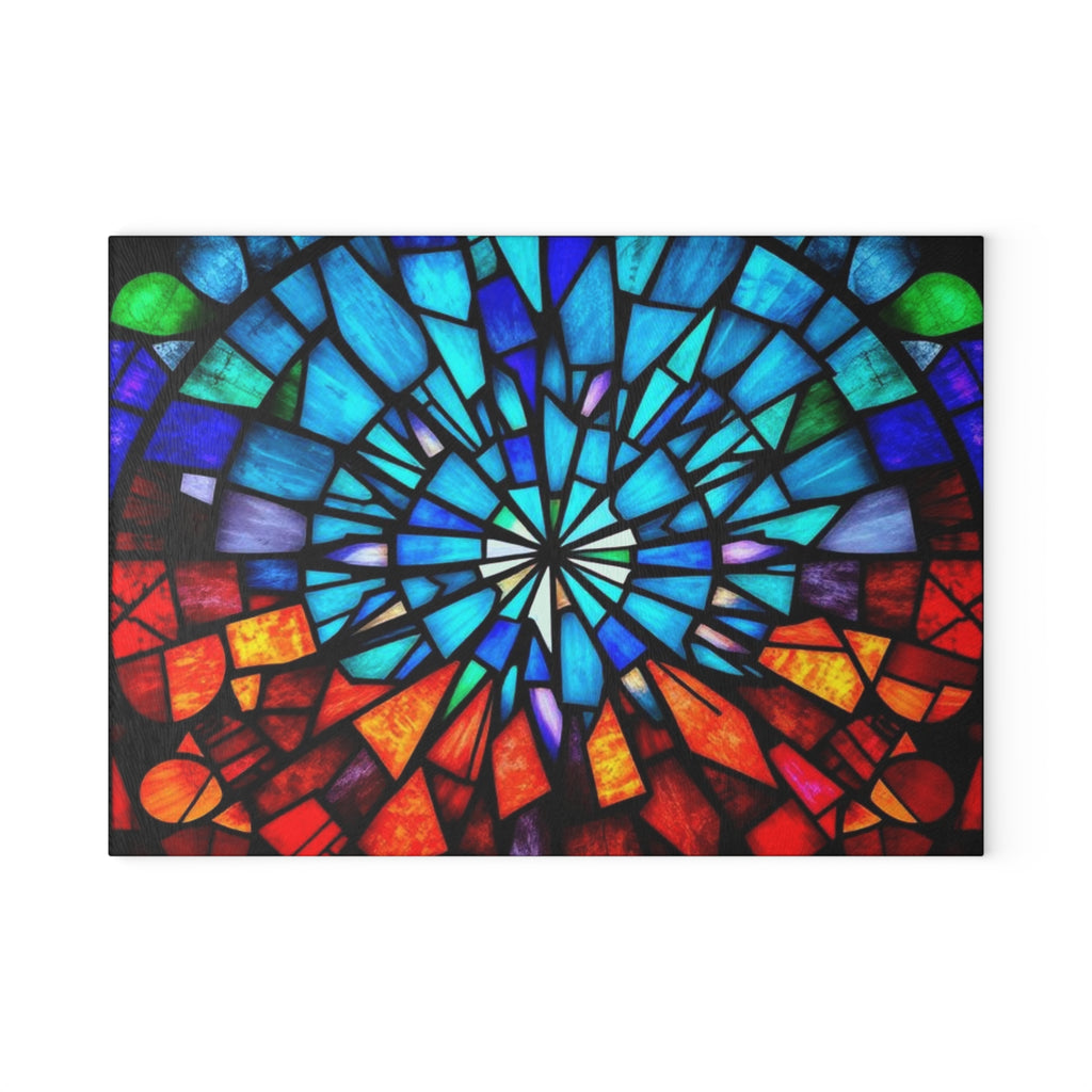Stained Glass Cutting Board - Colorful Kitchen Decor