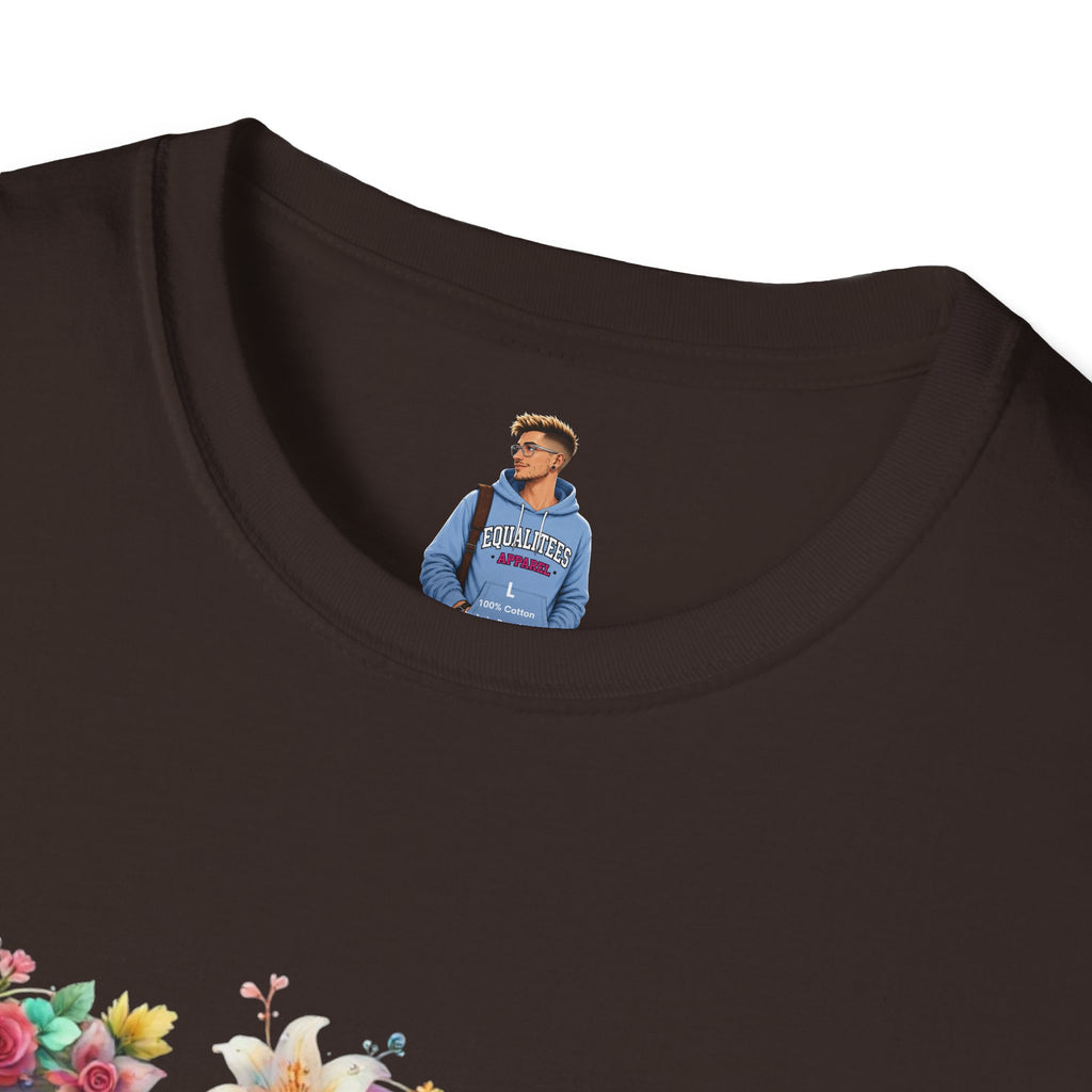 FDT Bold Floral Typography T-Shirt