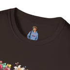 FDT Bold Floral Typography T-Shirt
