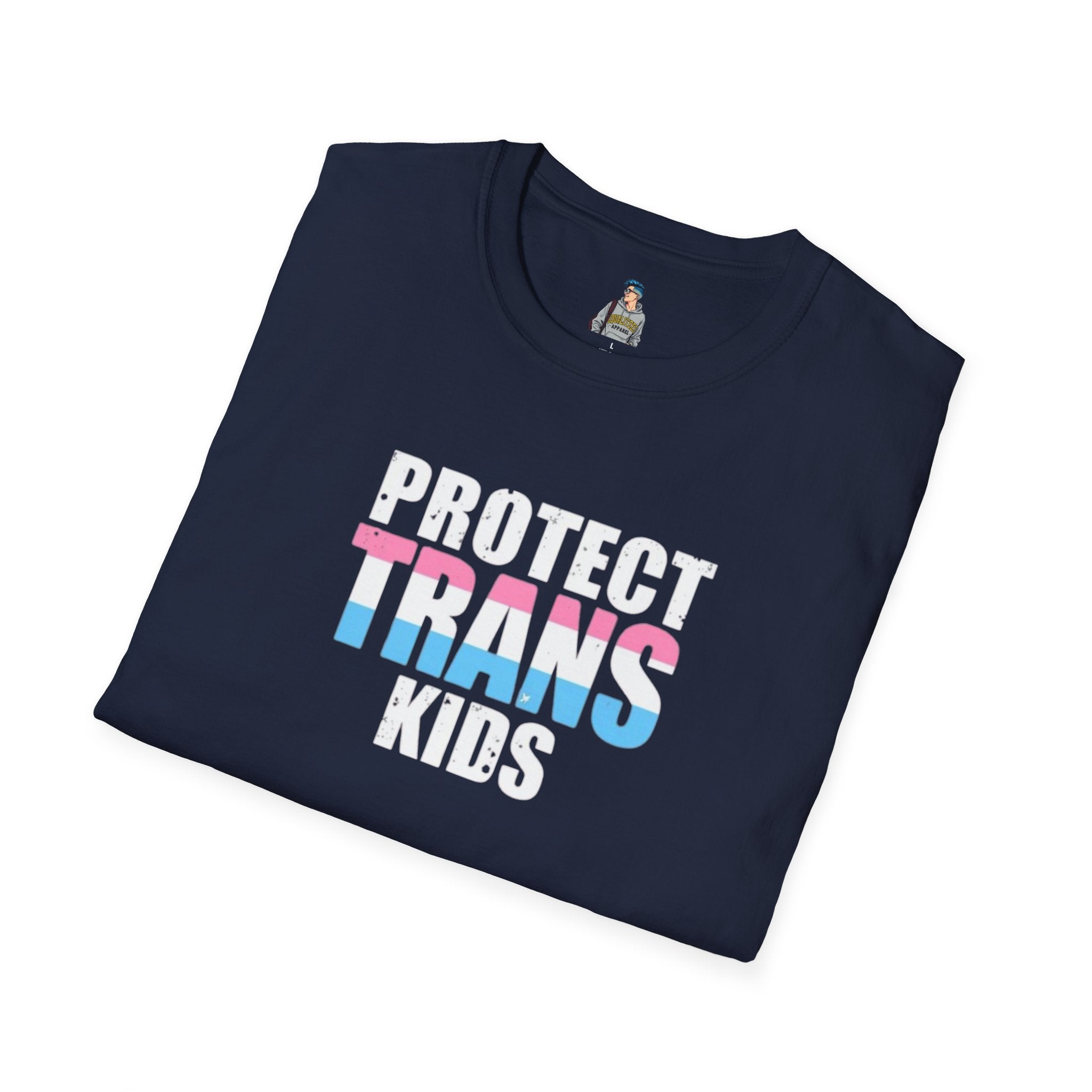 Unisex Softstyle T-Shirt - PROTECT TRANS KIDS