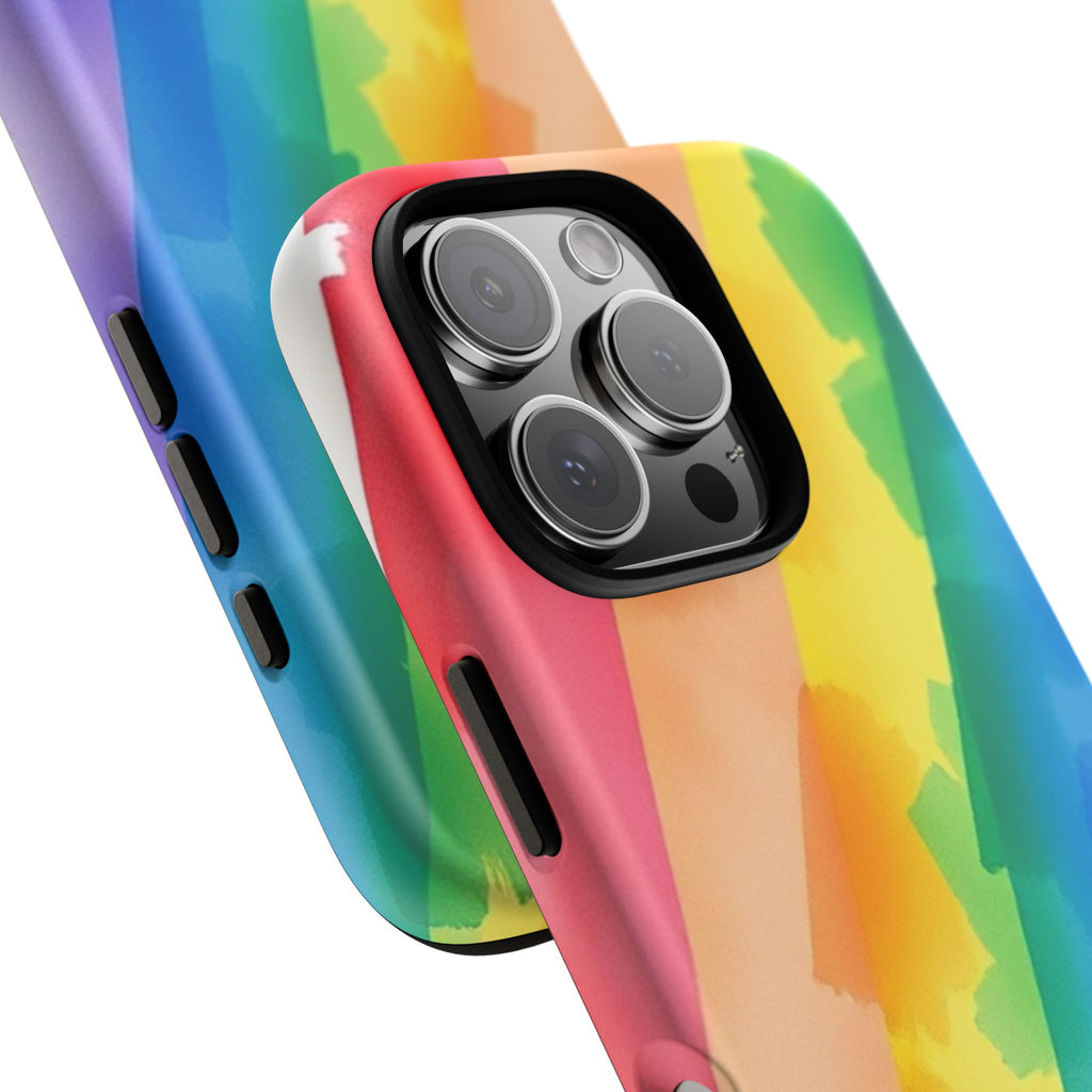 Rainbow Watercolor Art Tough Cases For Android & iPhone