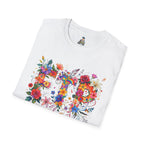 Floral 'FTP' Graphic T-Shirt