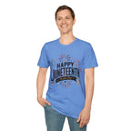 Juneteenth T-Shirt - "Happy Juneteenth" Fireworks Celebration Tee