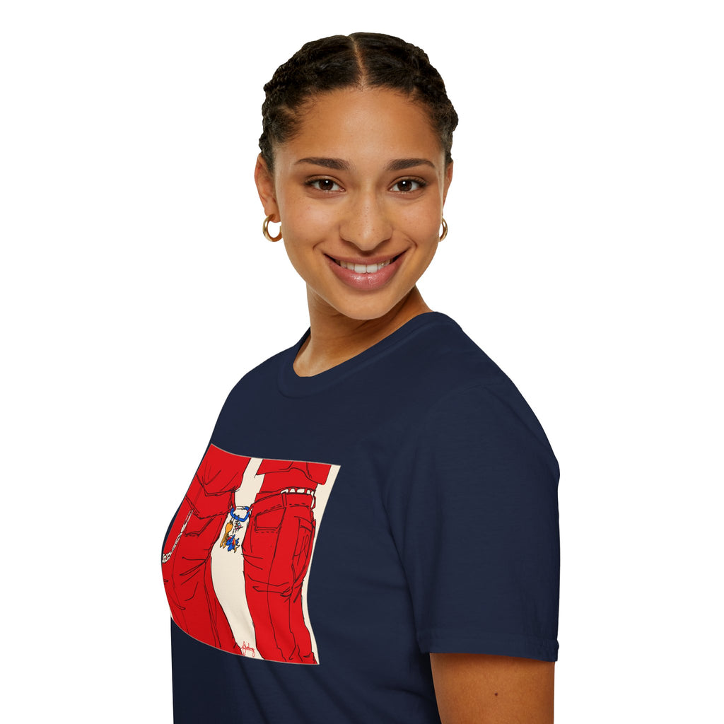 Red Jeans by Audrey Pride Tree Las Vegas T-Shirt