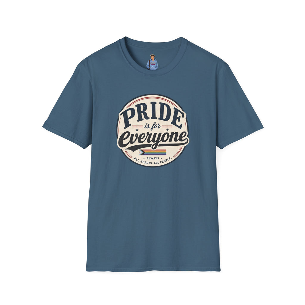 Pride Is for Everyone T-Shirt — Inclusive Retro Pride Tee