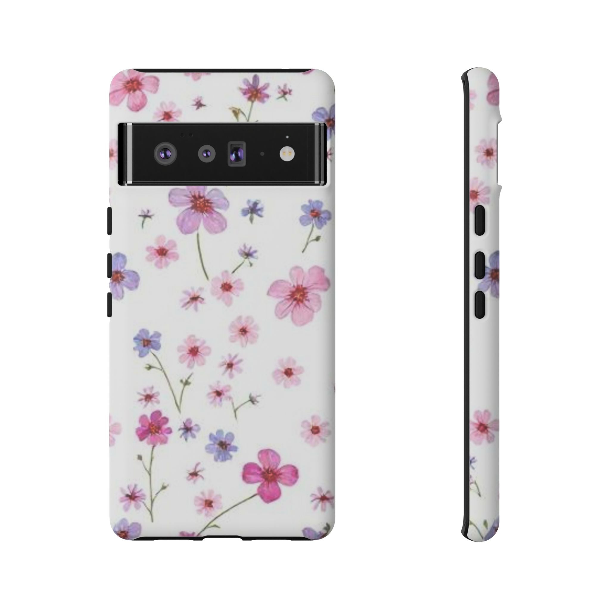 Pink Wildflower Tough Case for Android