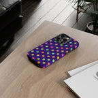 Colorful Polka Dot Tough Phone Case for iPhone