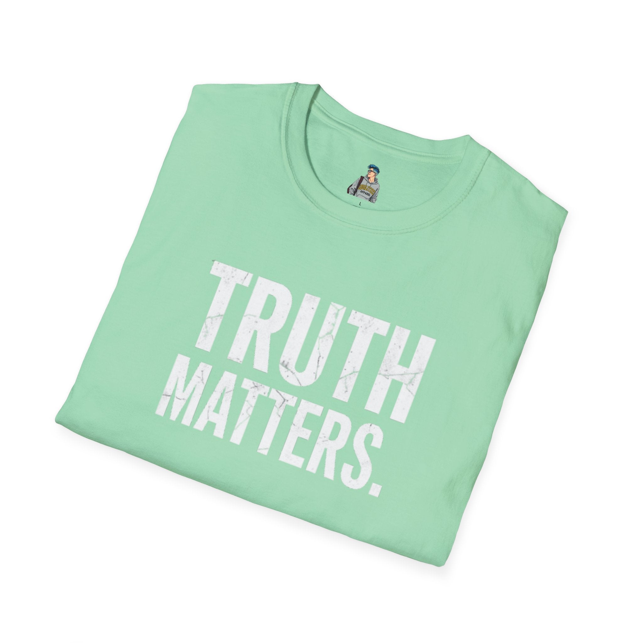 Unisex Softstyle T-Shirt – "Truth Matters" Statement Tee for Activists & Everyday Wear