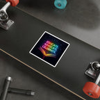 Inspiring Die-Cut Stickers - 'Educate. Advocate. Celebrate.' - Perfect for Students and Activists