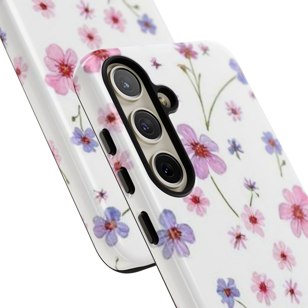 Pink Wildflower Tough Case for Android