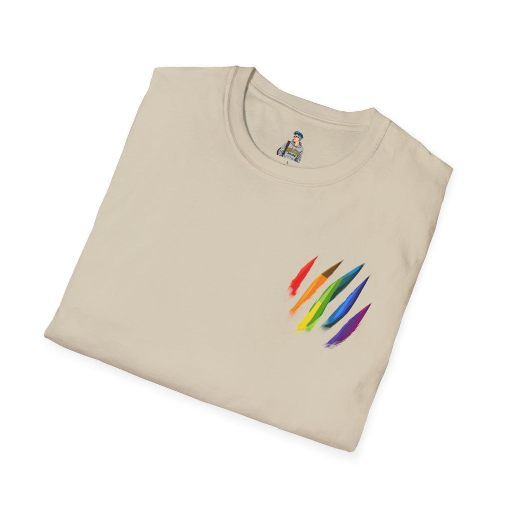 Rainbow Scratch Unisex Softstyle T-Shirt - Casual Comfort for All Occasions