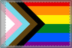 Inclusive Rainbow Pride Double Sided Flag - Celebrate Inclusivity and Diversity