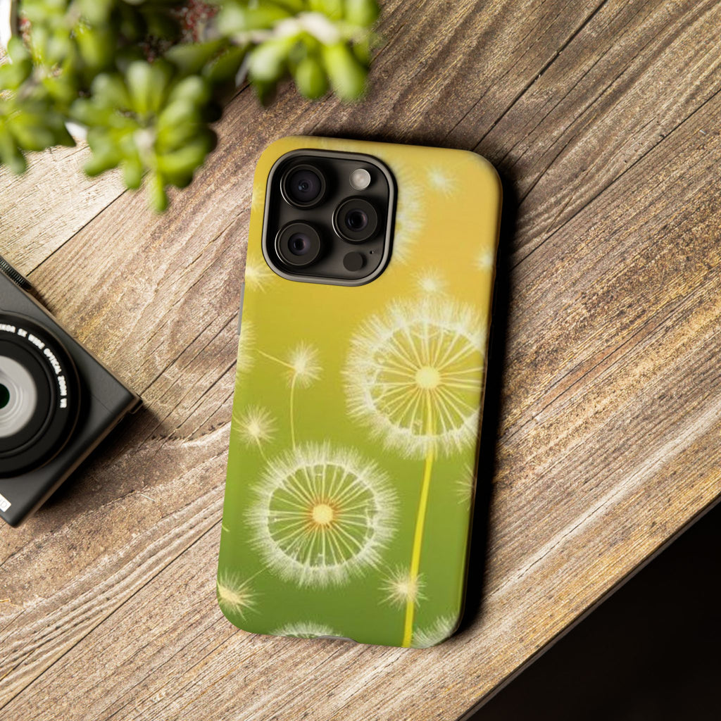 Dandelion Breeze Tough Phone Case for iPhone