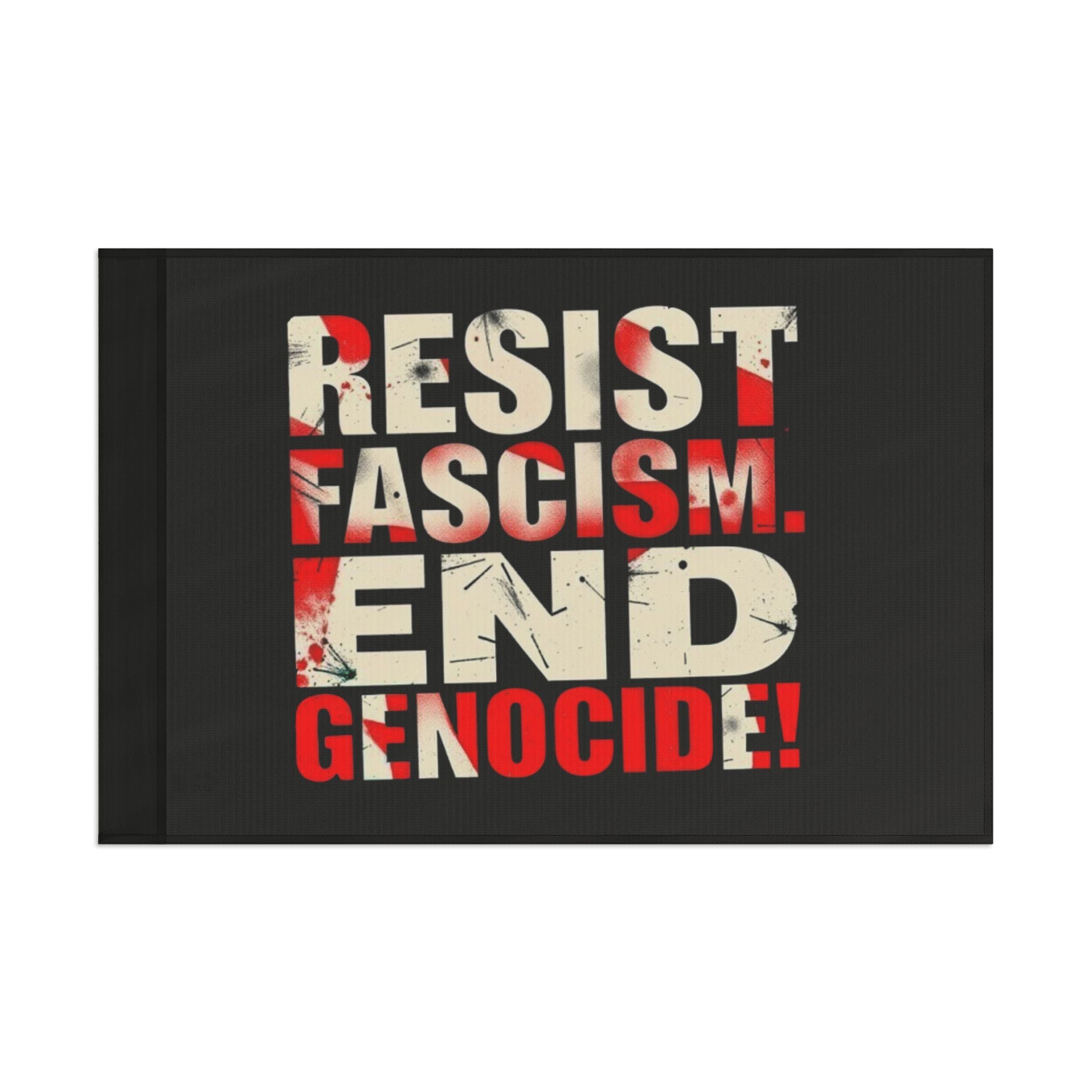 End Genocide - Protest Flag