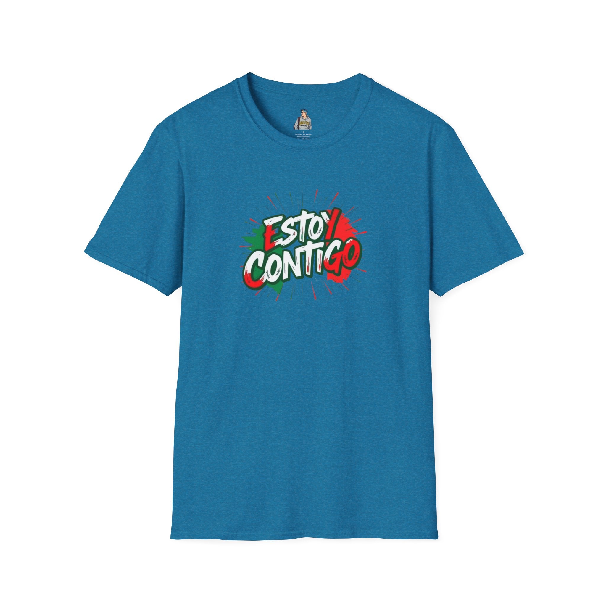 Immigrants Make America Great T-Shirt Estoy Contigo (I Am With You) Unisex Softstyle T-Shirt Classic Protest Tee