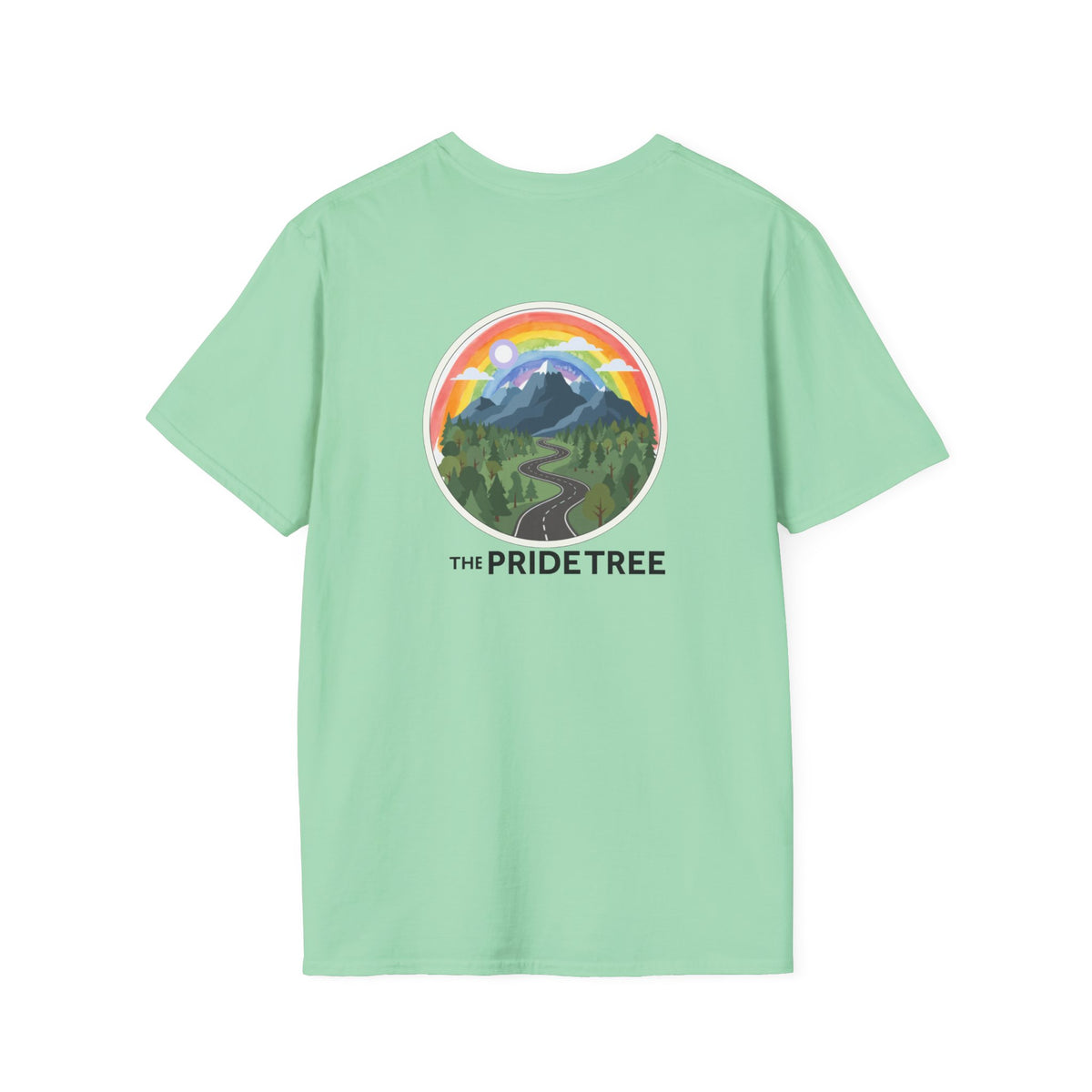 Pride Tree Las Vegas Mountain Graphic T-Shirt