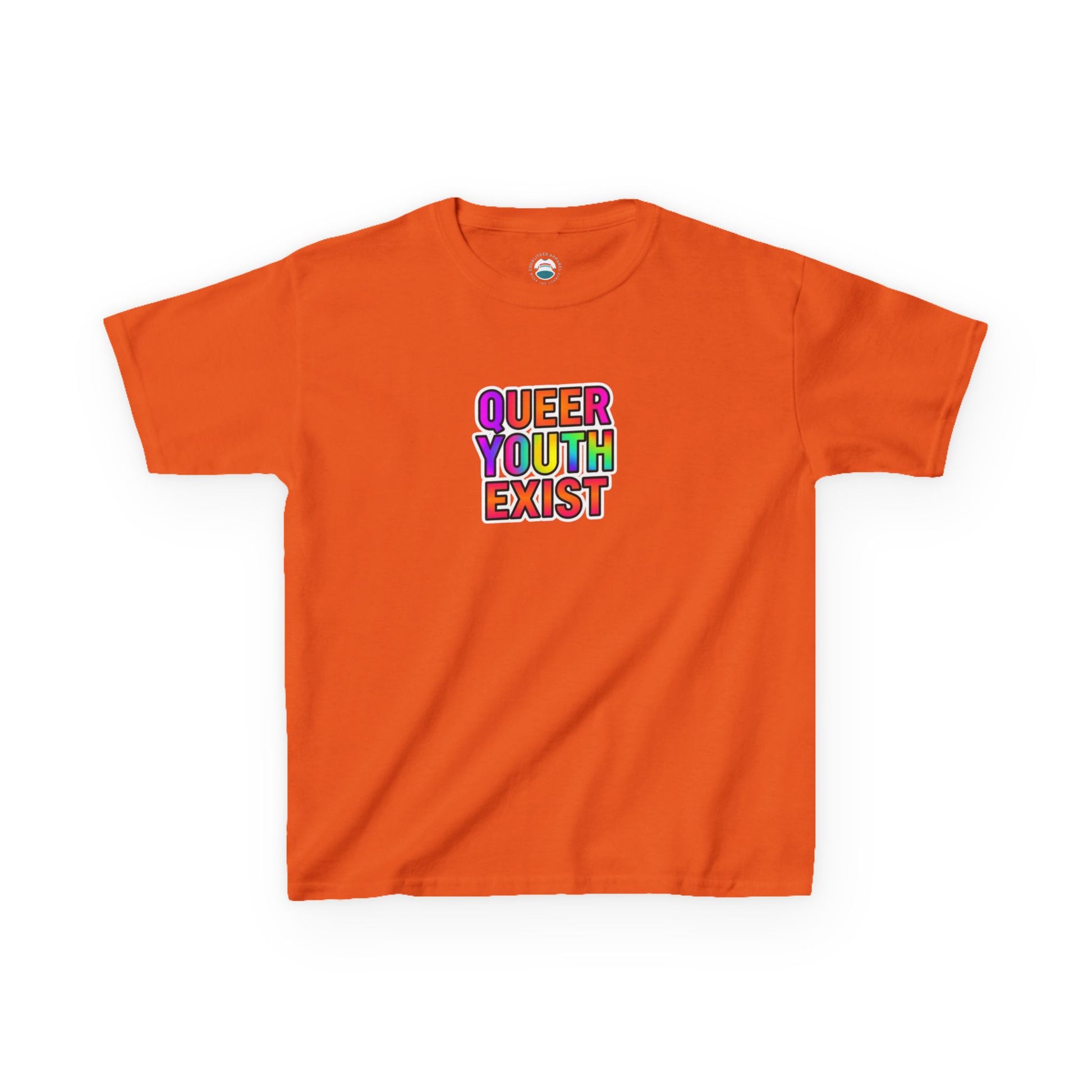QUEER YOUTH EXIST Kids Heavy Cotton™ Tee - Pride Shirt for Children