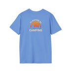 Unisex Softstyle T-Shirt - 'I'd Rather Be Camping' Adventure Tee