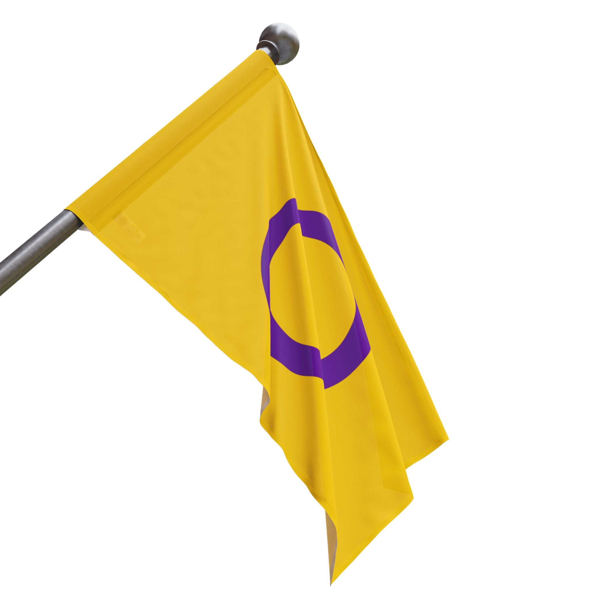 Intersex Pride Flag - Aesthetic LGBTQ+ Banner for Celebration & Home Decor