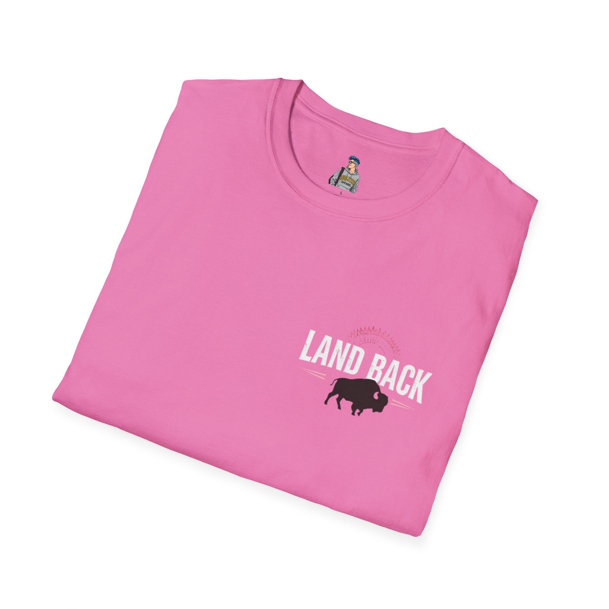'Land Back' Unisex Softstyle T-shirt