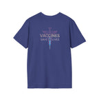 Unisex Softstyle T-Shirt - "Get Poked - Vaccines Save Lives" Statement Tee