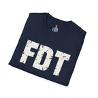 FDT Political Protest Distressed Graphic T-Shirt