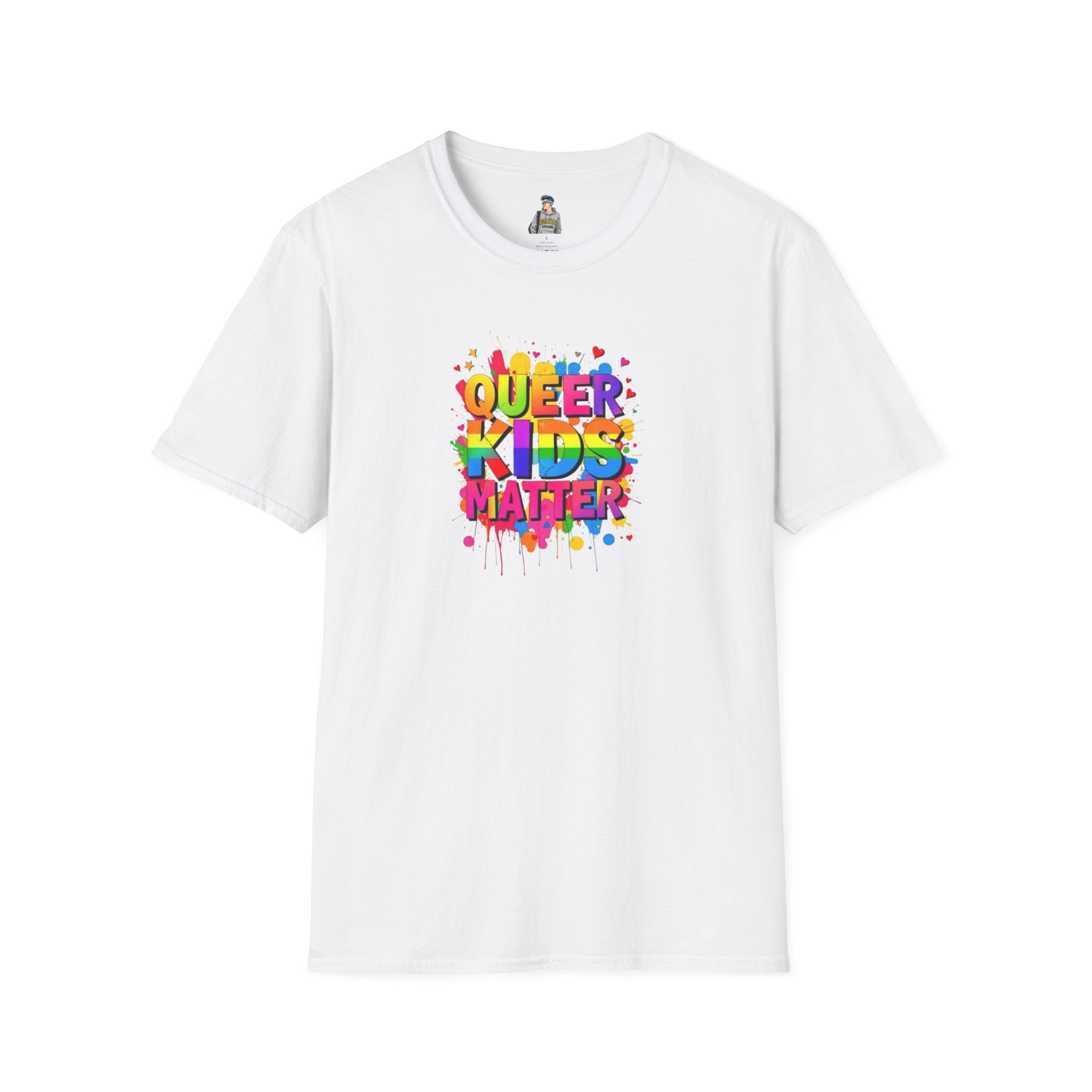 Queer Kids Matter Unisex Softstyle T-Shirt - Celebrate Inclusivity & Pride