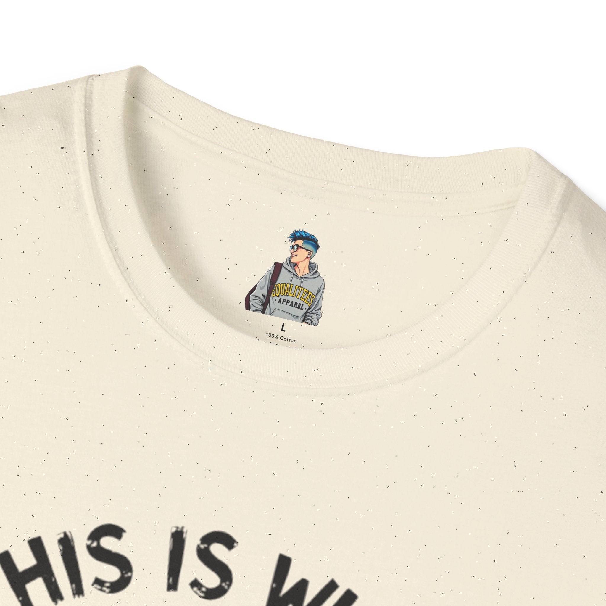 This Is What Not Giving a Shit What You Think Looks Like Sunglasses Pride Tee