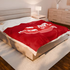 Cuddle Bear Velveteen Plush Blanket – For Comfort and Warmth