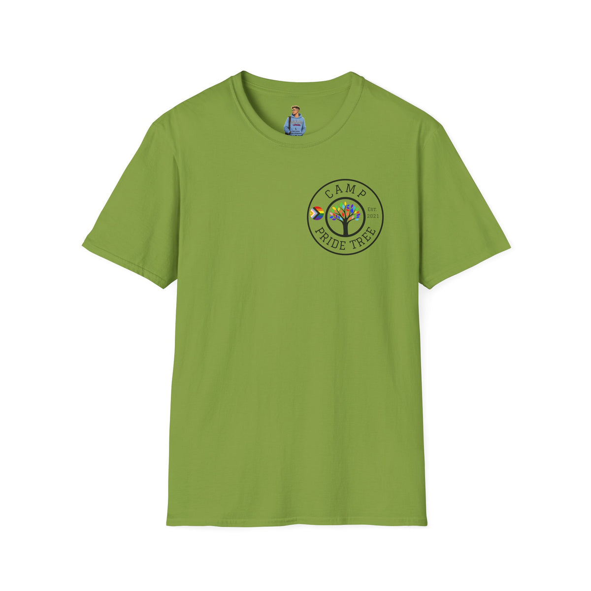 Camp Pride Tree T-Shirt — Logo Tee