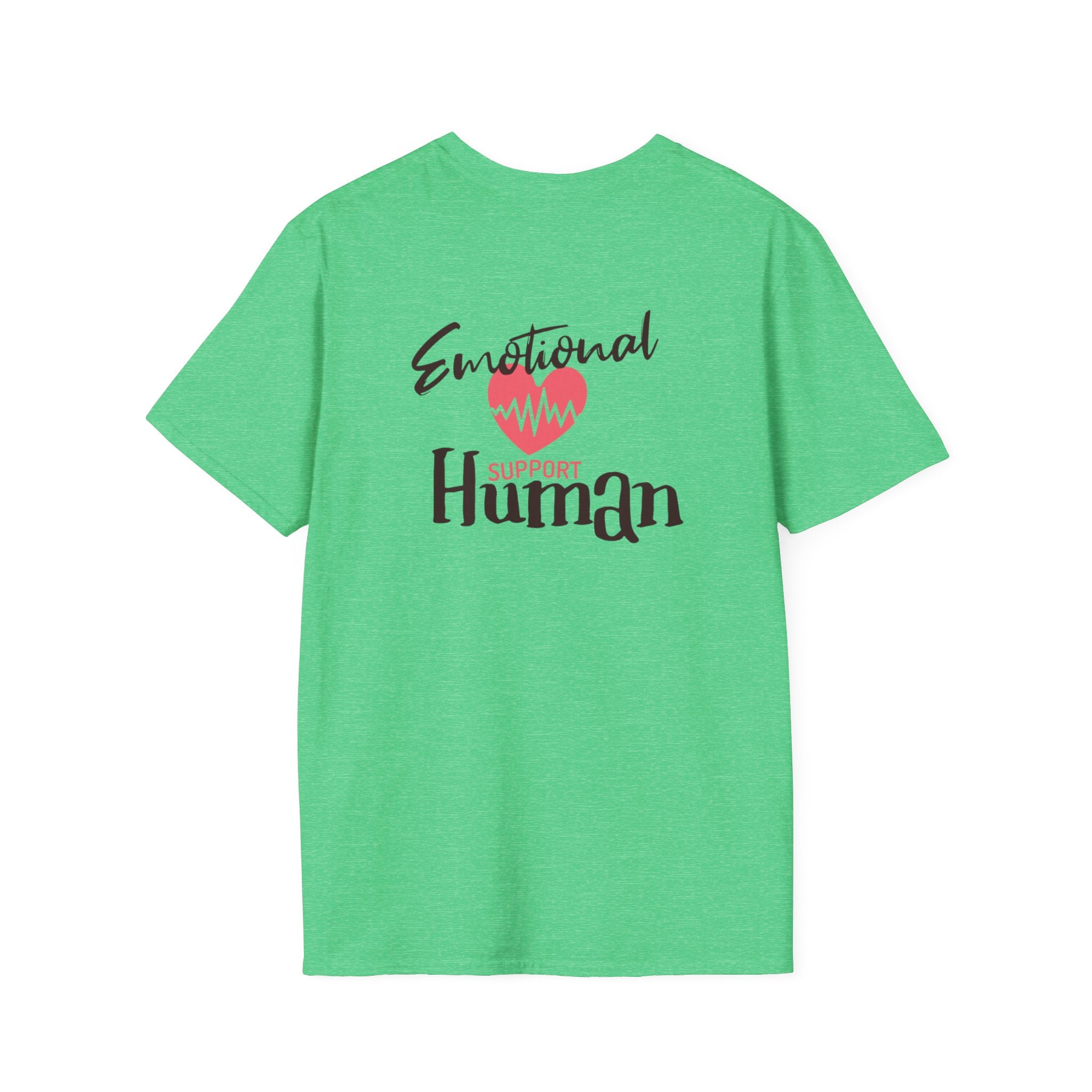 Emotional Support Human Unisex Softstyle T-Shirt