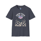 Grow Your Own Way Trans Pride Unisex T-Shirt - Floral Design for Garden Lovers