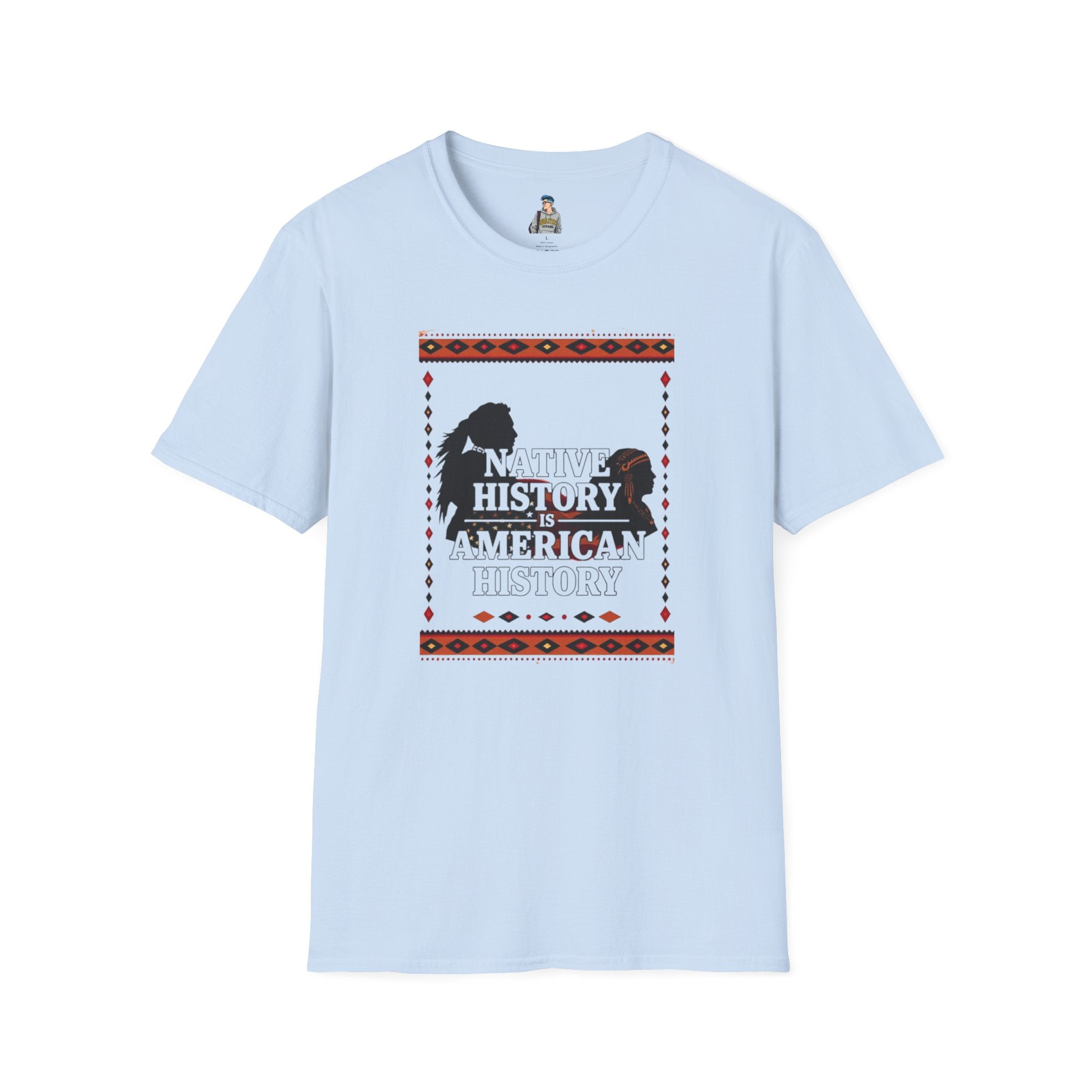 Native History is American History Unisex Softstyle T-Shirt | Cultural Awareness Tee