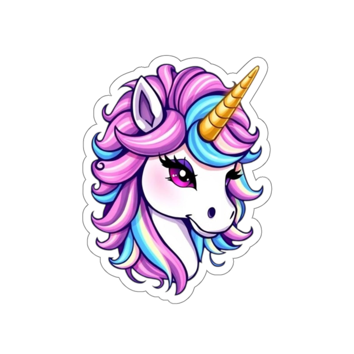 Die-Cut Stickers - Cute unicorn