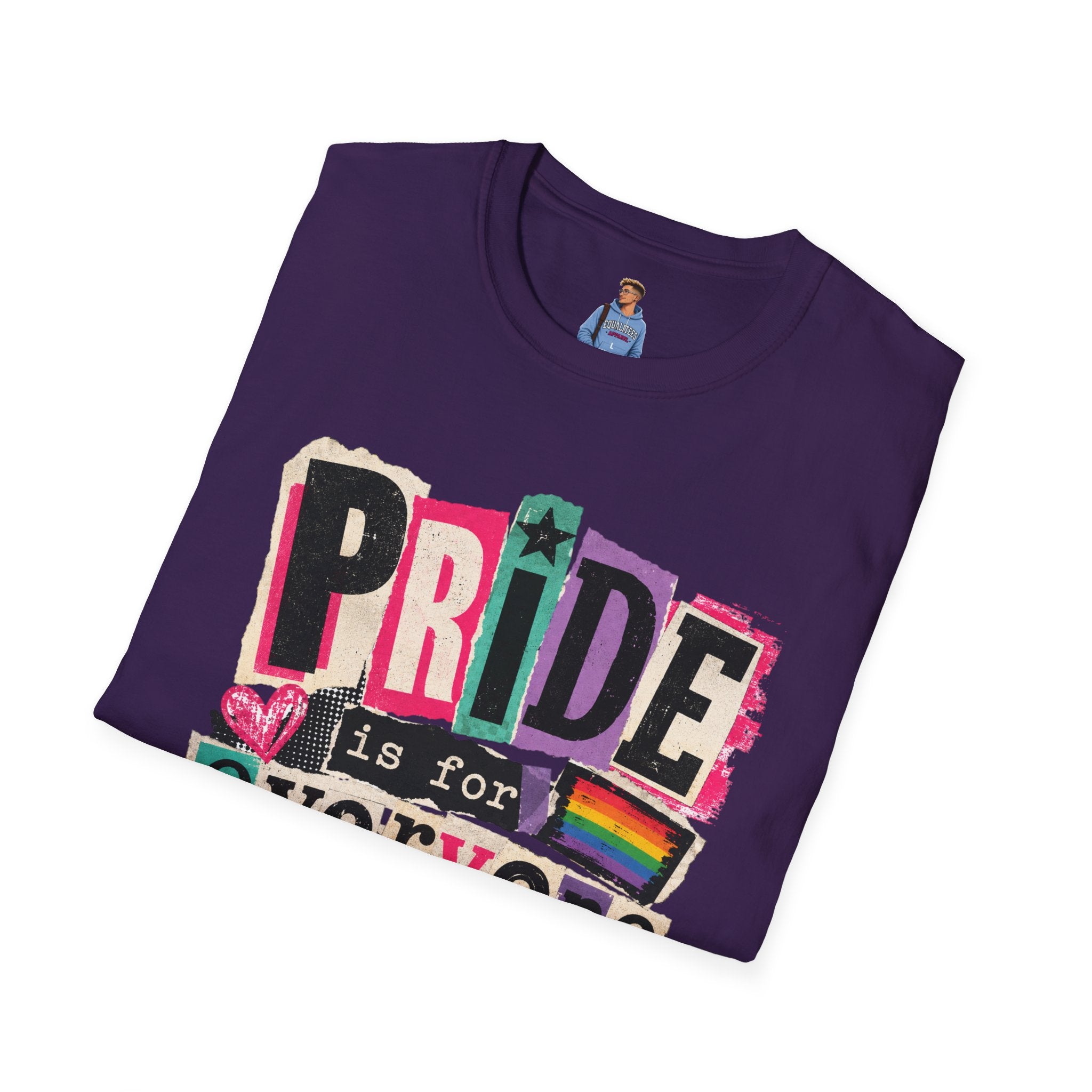 Pride Is for Everyone T-Shirt — Colorful LGBTQ+ Ally Tee