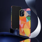 Colorful Geometric Tough Phone Case for iPhone