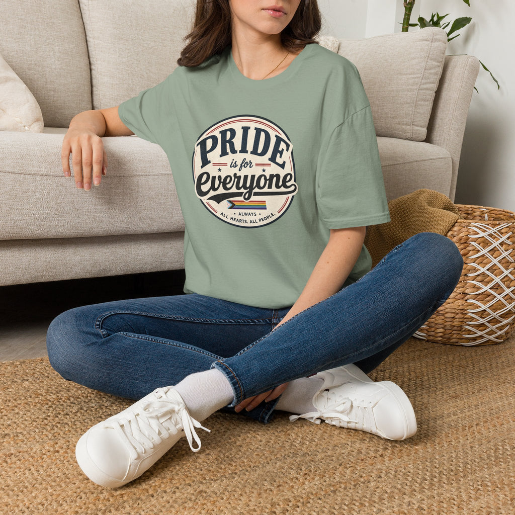 Pride Is for Everyone T-Shirt — Inclusive Retro Pride Tee