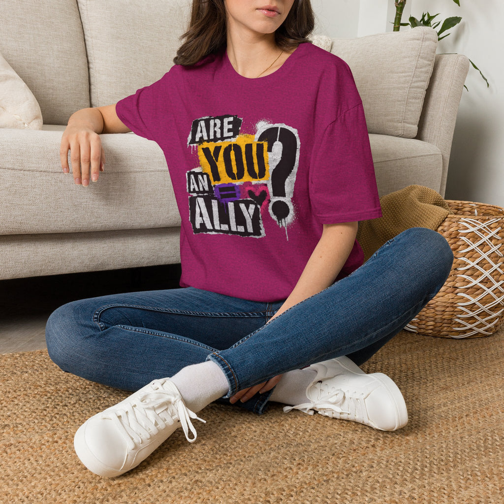 Are You An Ally? Graphic T‑Shirt — Pride & Allyship Tee