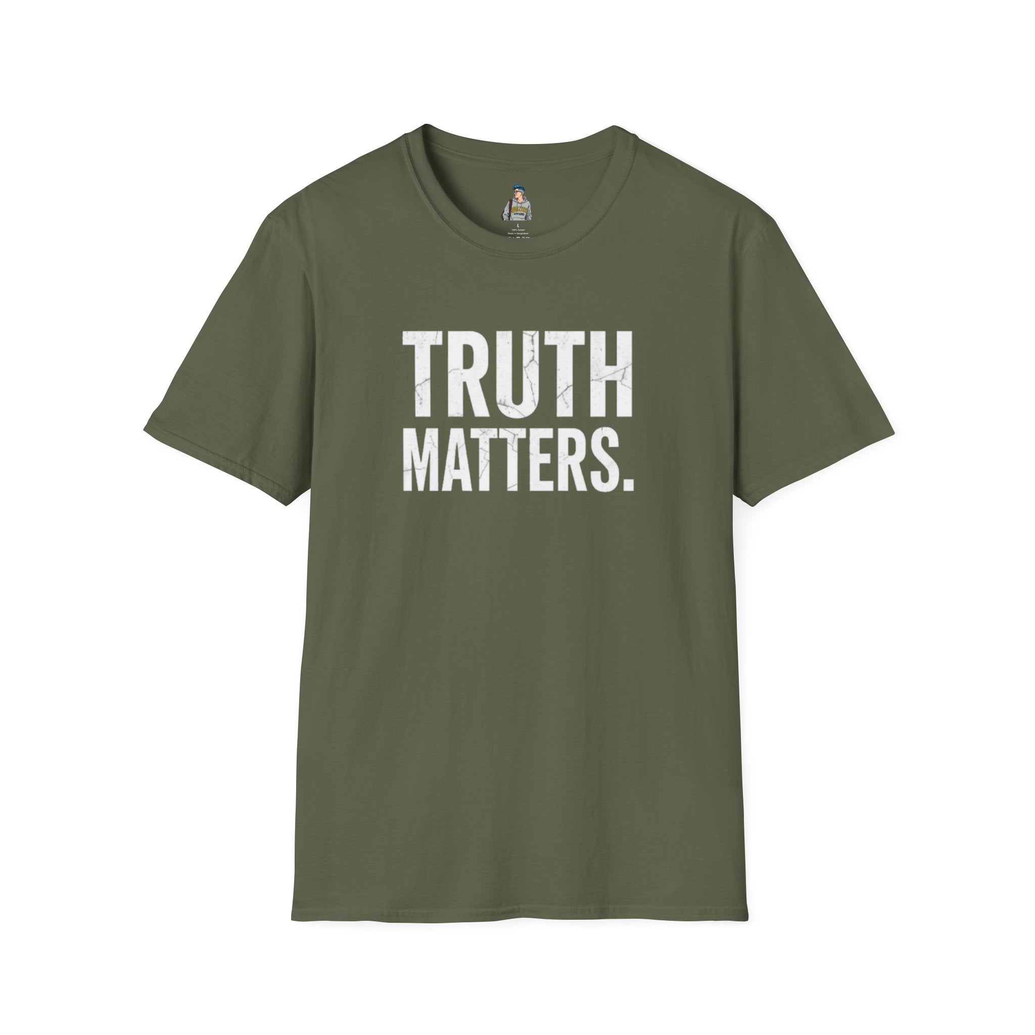 Unisex Softstyle T-Shirt – "Truth Matters" Statement Tee for Activists & Everyday Wear