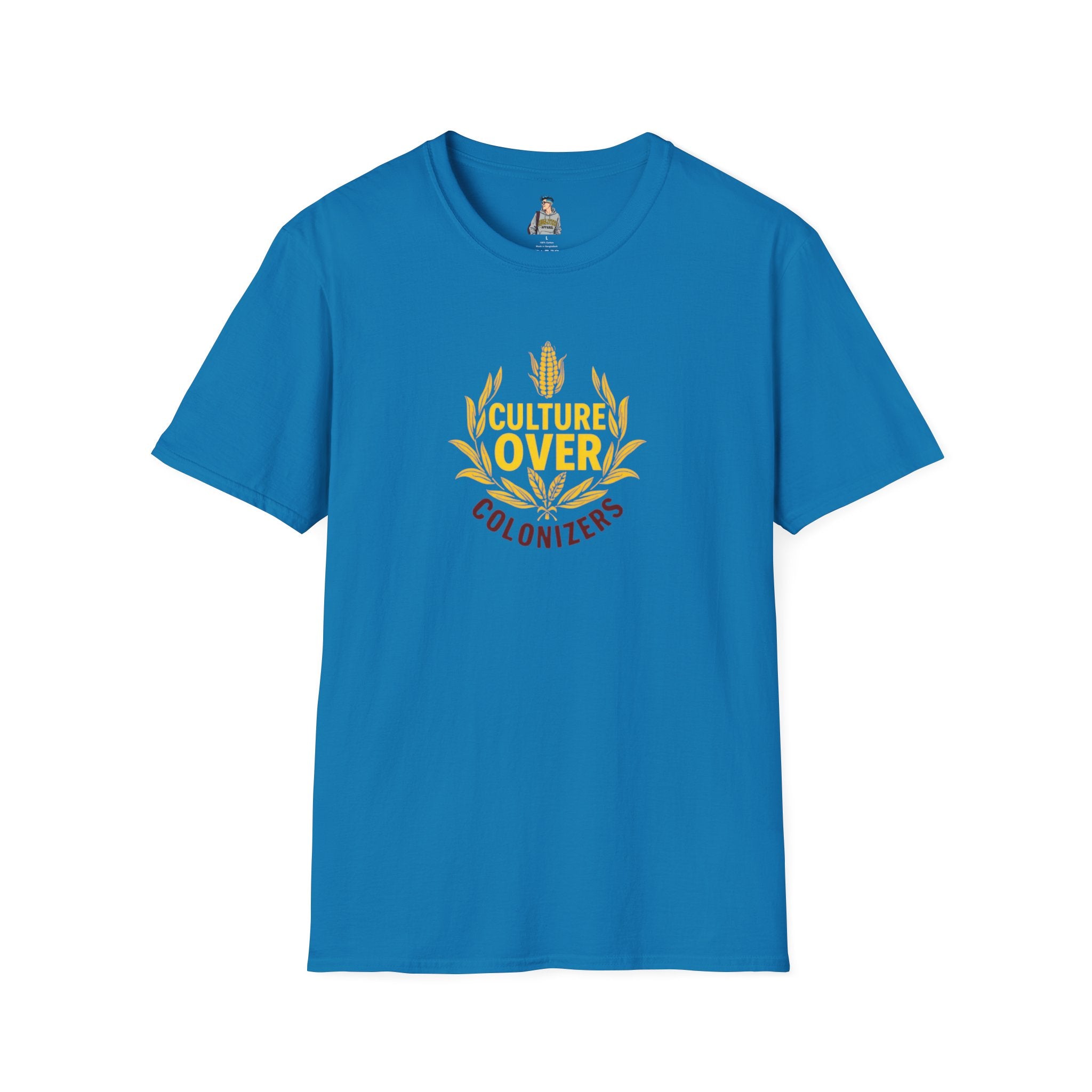 'Culture Over Colonizers' Unisex Softstyle T-shirt