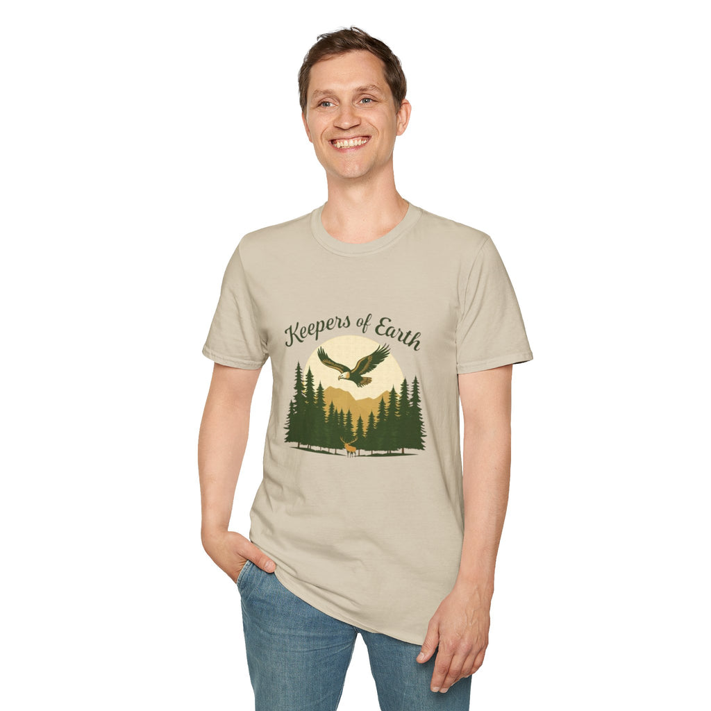 Keepers of the Earth Eagle and Elk T-shirt