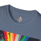 Unisex Softstyle T-Shirt - 'Queer People Belong Everywhere' Pride Graphic Tee