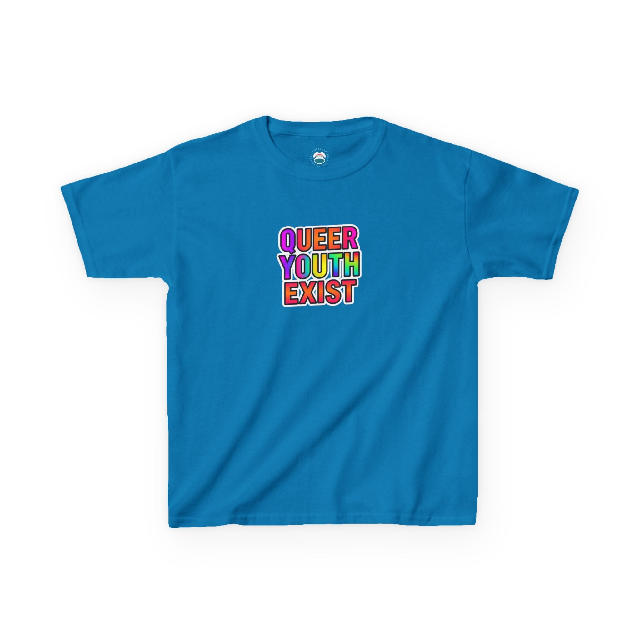 QUEER YOUTH EXIST Kids Heavy Cotton™ Tee - Pride Shirt for Children