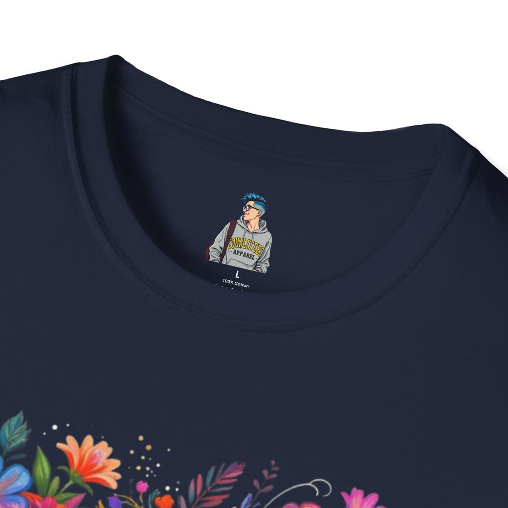 Floral 'FTP' Graphic T-Shirt