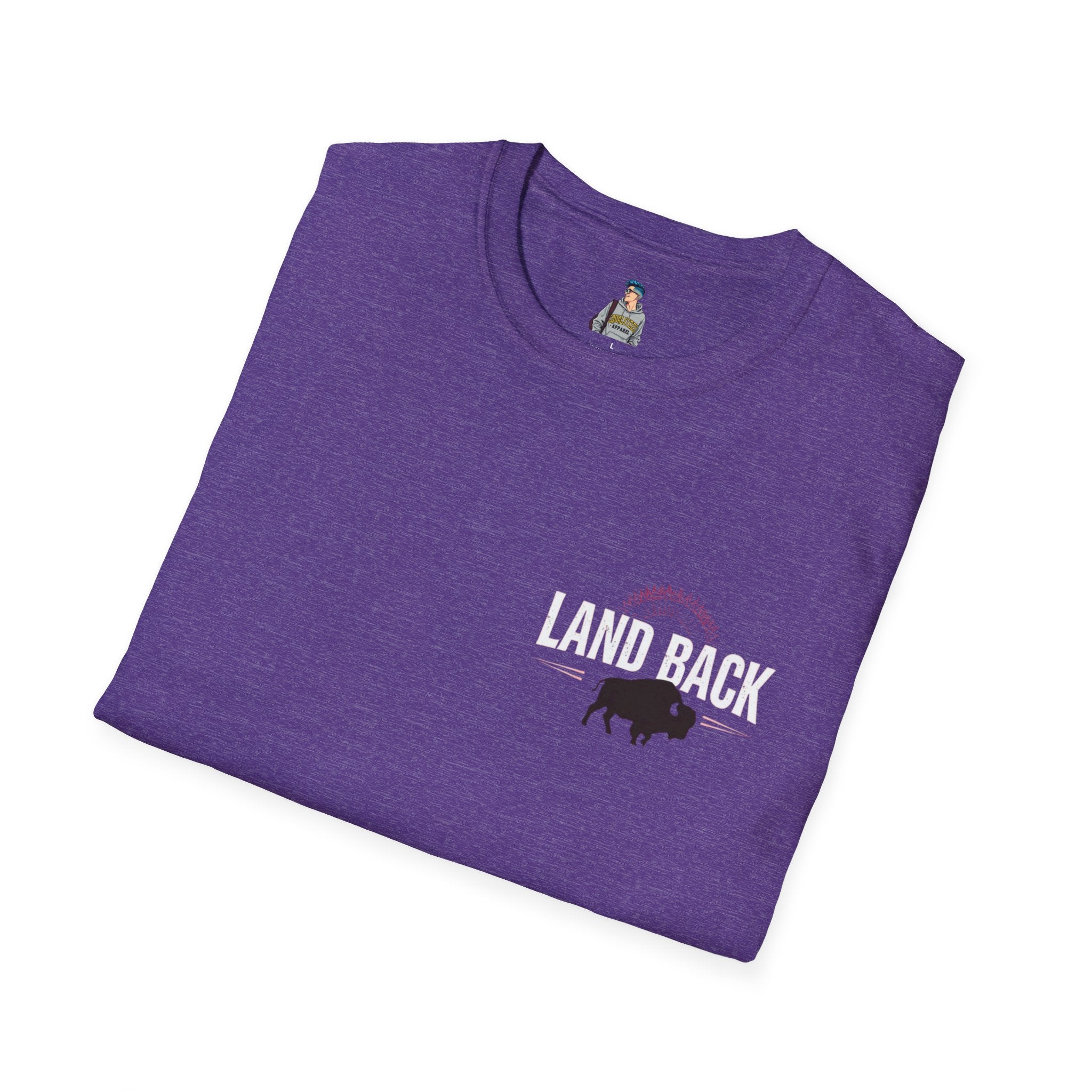 'Land Back' Unisex Softstyle T-shirt