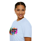 WTF Color Splash T-Shirt — Bold Rainbow Graphic Tee
