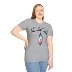 Trans Caterpillar to Butterfly Transformation T-Shirt, Unisex Graphic T-Shirt