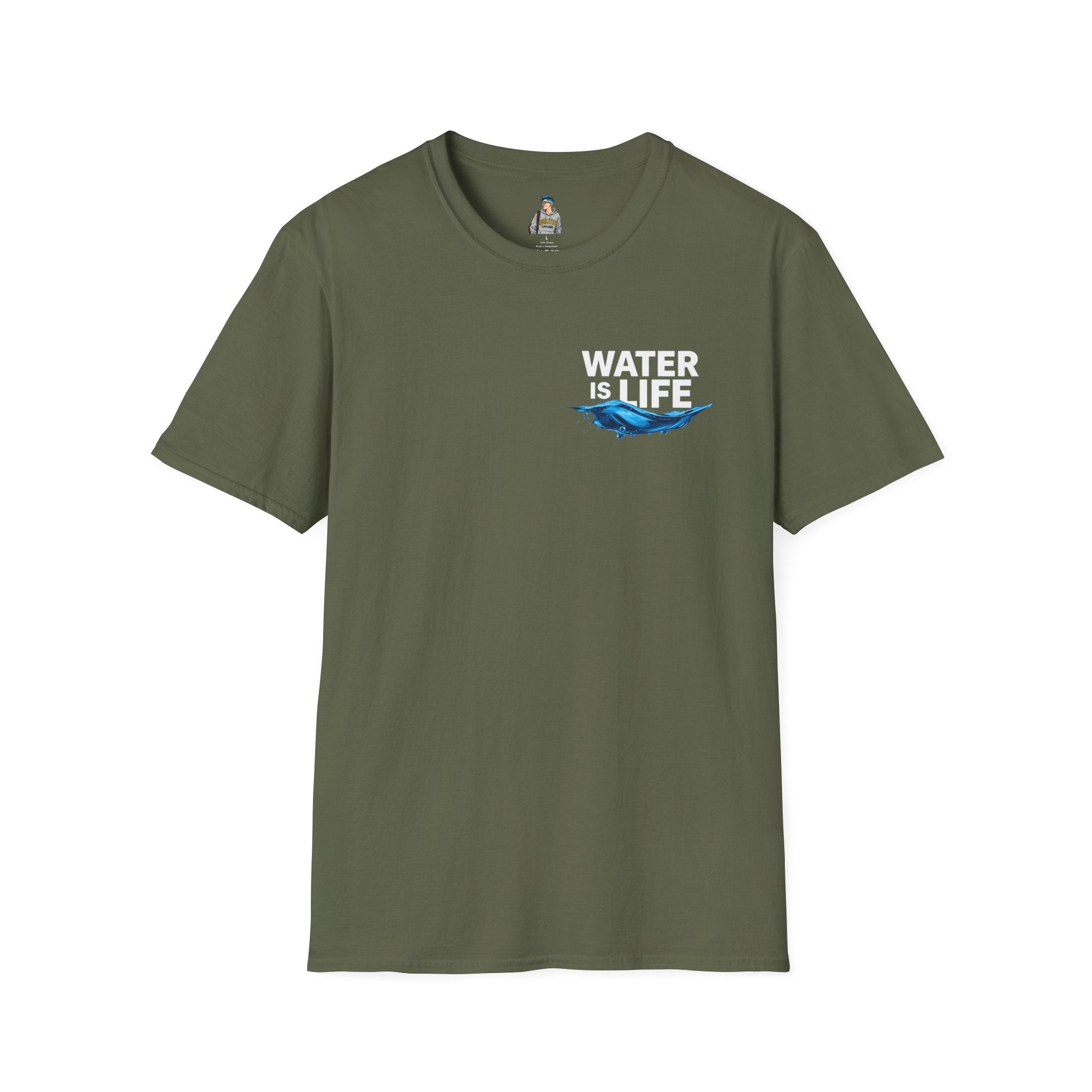Water is Life Unisex T-Shirt | Eco-Friendly Tee for Environmentalists, Beach Lovers, Awareness Campaigns, Gifting