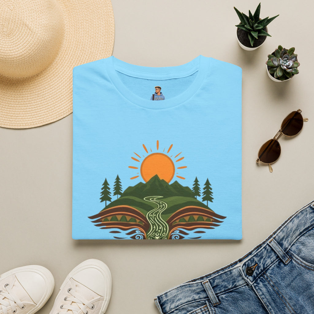 Mountain Scene Unisex Softstyle T-shirt